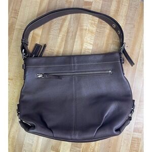 New Coach F15064‎ Mahogany Pebble Leather Vintage Crossbody/Boho Bag - Brooke